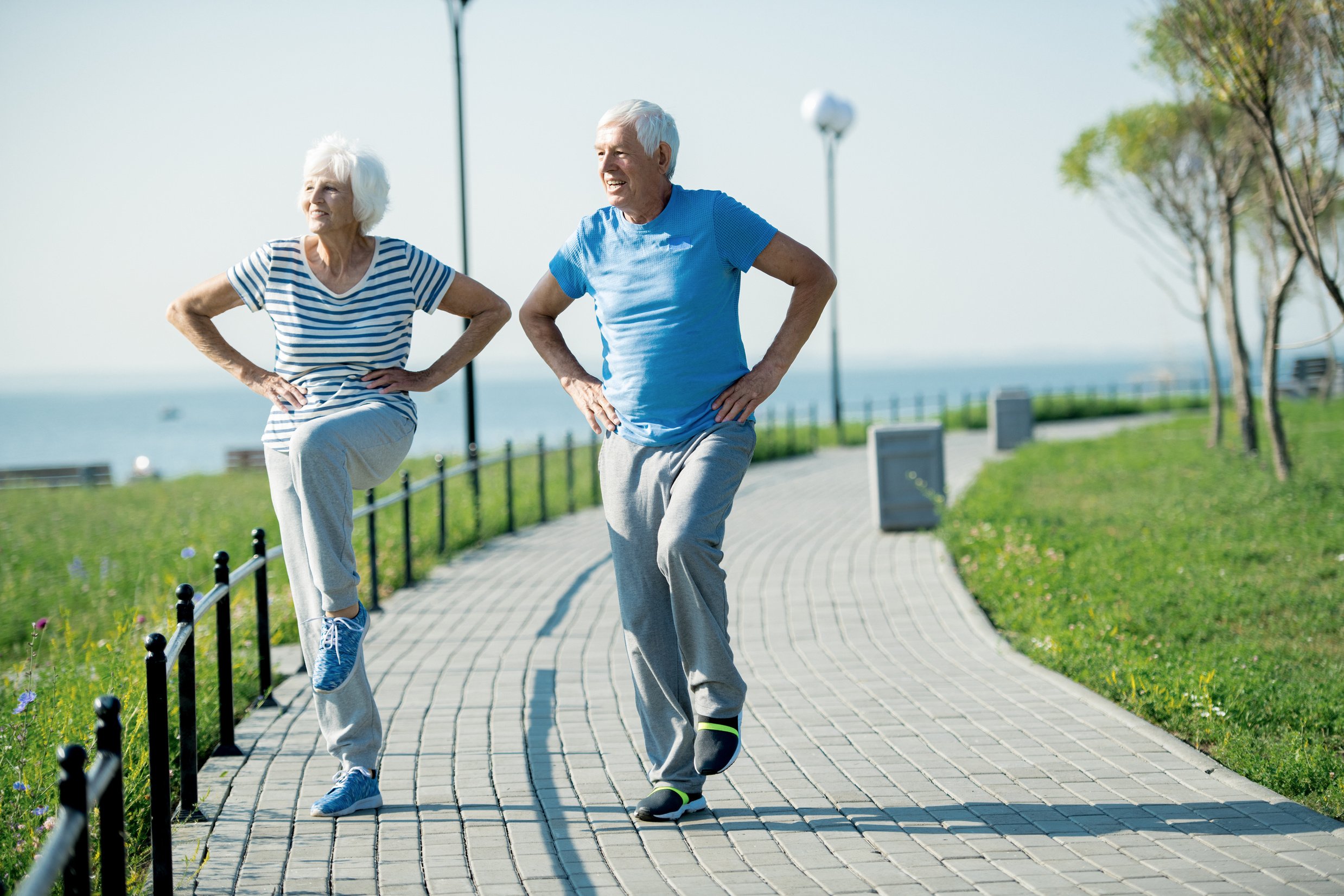 Active Elderly Couple